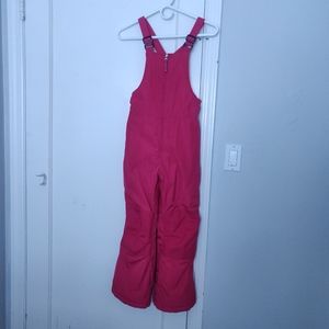 Lands' End Kids Snow Bib Overalls Insulated Flaws Size 8